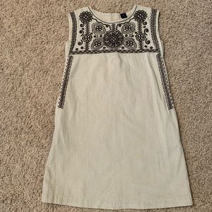 Gap Kids XL(12) Embroidered Shift Dress